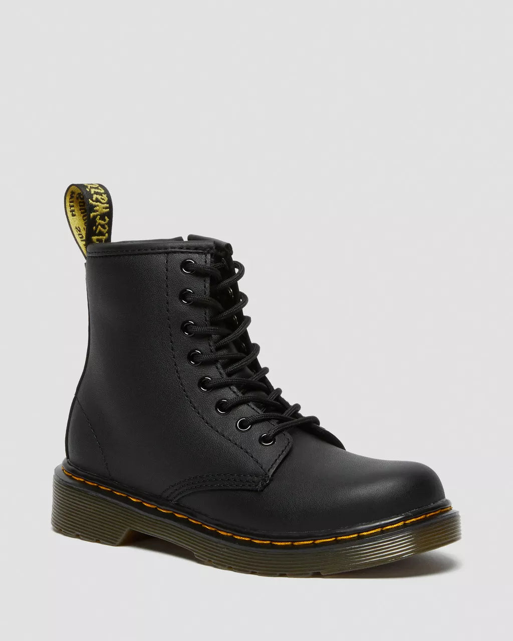 DR MARTENS JUNIOR 1460 SOFTY T LEATHER LACE UP BOOTS (PRE-SCHOOL)