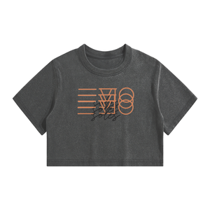 Women’s Layered Logo Crop