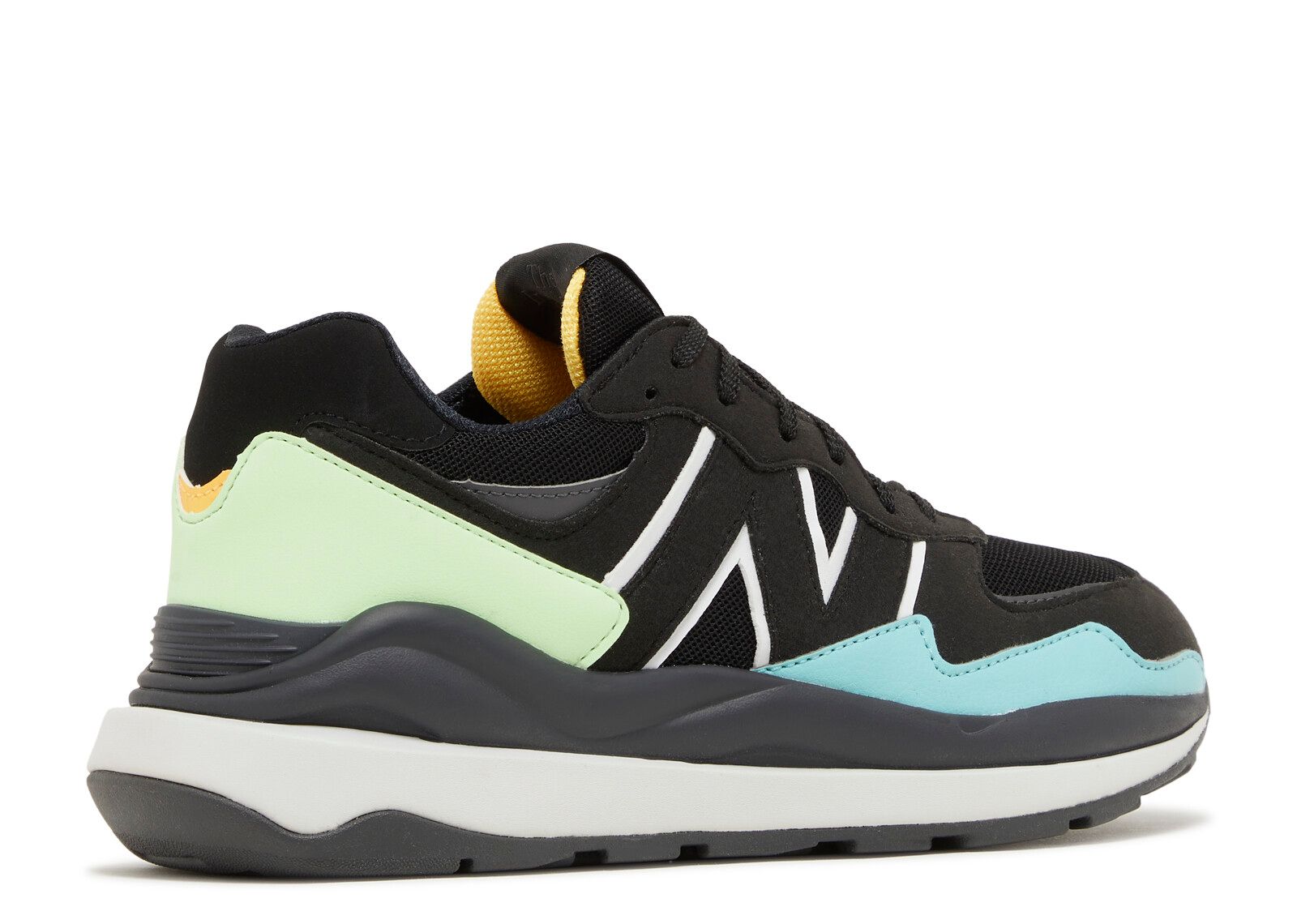 NEW BALANCE 57/40 BIG KID 'BLACK VIBRANT SPRING GLOW'