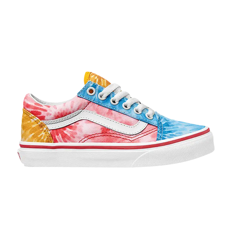 VANS OLD SCHOOL “TIE DYE BLOCK” (GRADE SCHOOL)