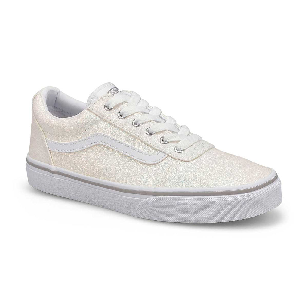 VANS WARD “SPRING GLITTER WHITE” (PRE-SCHOOL)