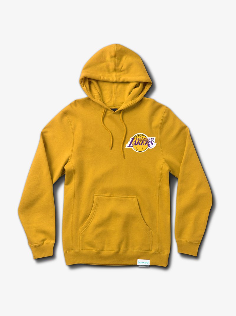 DIAMOND X SPACE JAM LOS ANGELES LAKERS HOODIE - GOLD