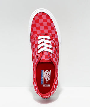 Vans Authentic Pro Reflect Red Skate Shoes